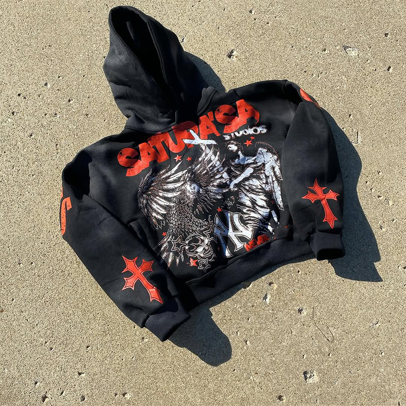 our factory makes black lightweight men hoodie for comfort and stylish streetwear looks.